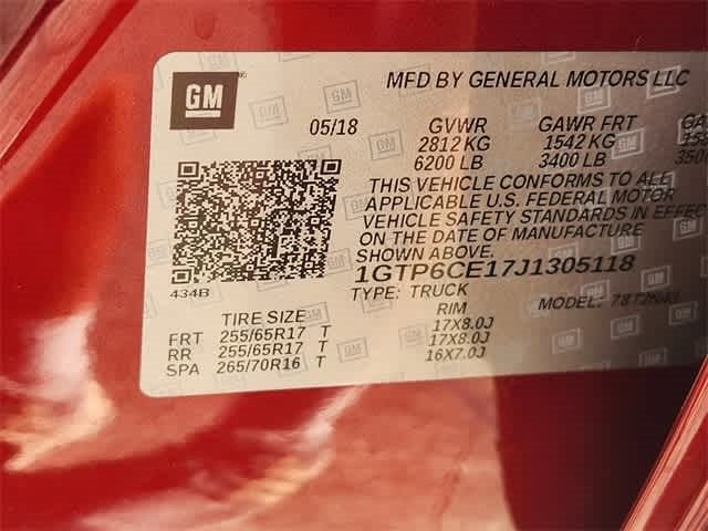 2018 GMC Canyon 4WD All Terrain w/Cloth