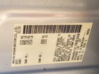 2019 Nissan Maxima SV