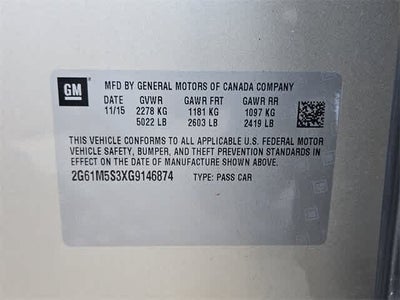 2016 Cadillac XTS Luxury Collection