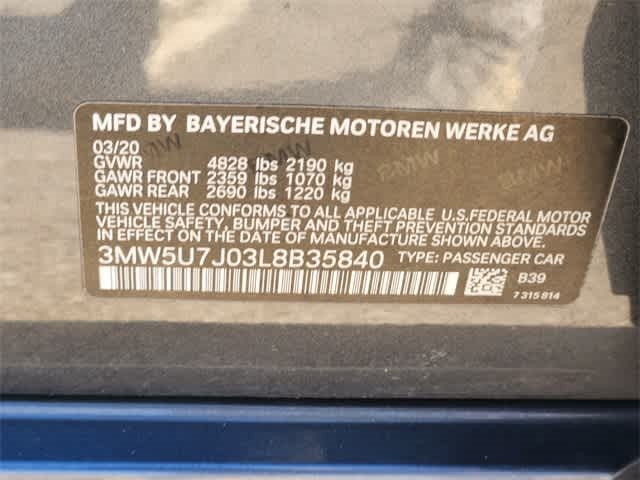 2020 BMW 3 Series M340i