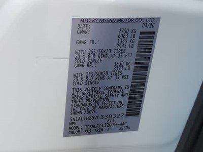 2027 INFINITI QX60 AUTOGRAPH