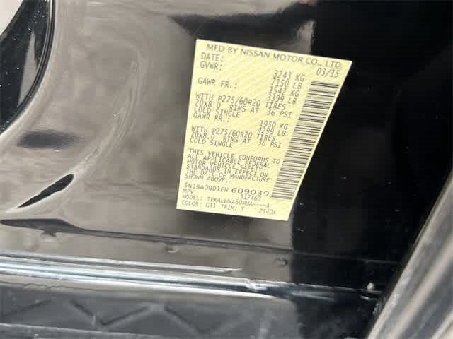 2015 Nissan Armada Platinum