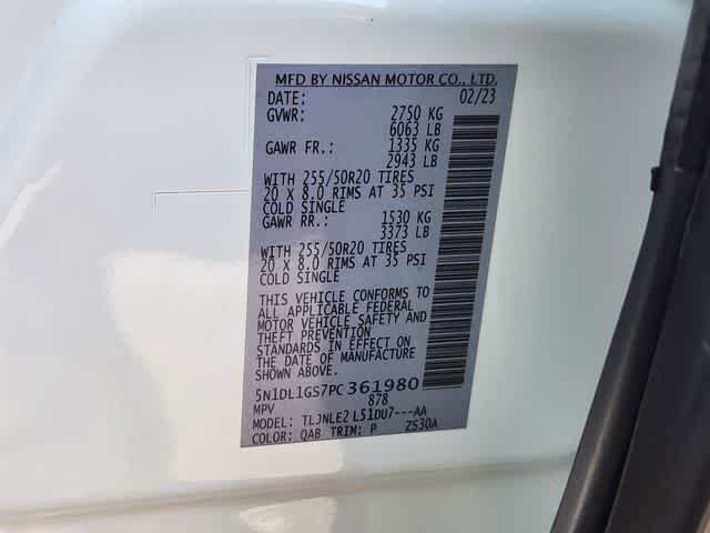 2023 INFINITI QX60 SENSORY
