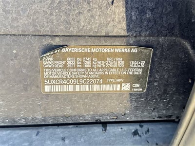 2020 BMW X5 sDrive40i