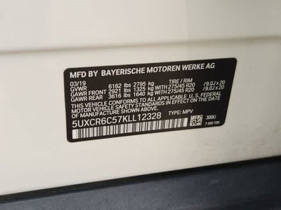2019 BMW X5 xDrive40i xDrive40i