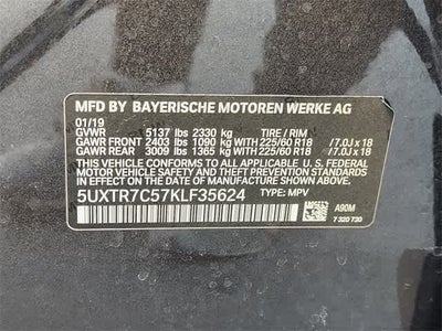 2019 BMW X3 sDrive30i