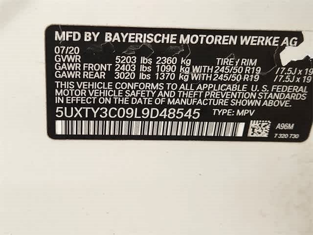 2020 BMW X3 sDrive30i