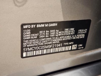 2021 BMW X6 M Sports Activity Coupe Sports Activity Coupe