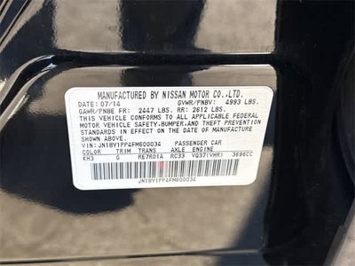 2015 INFINITI Q70L 4dr Sdn V6 RWD