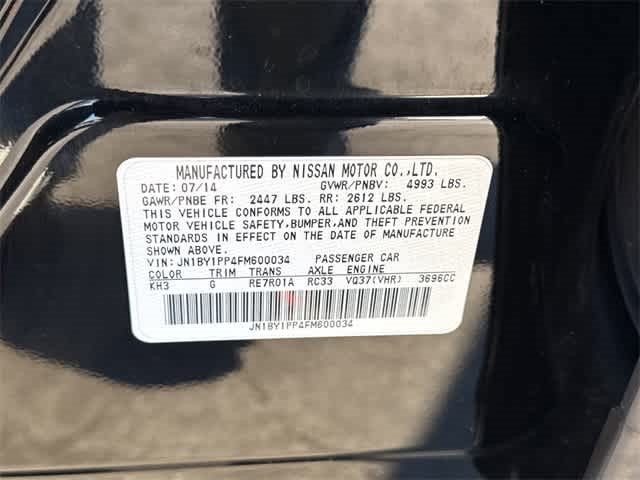 2015 INFINITI Q70L 4dr Sdn V6 RWD