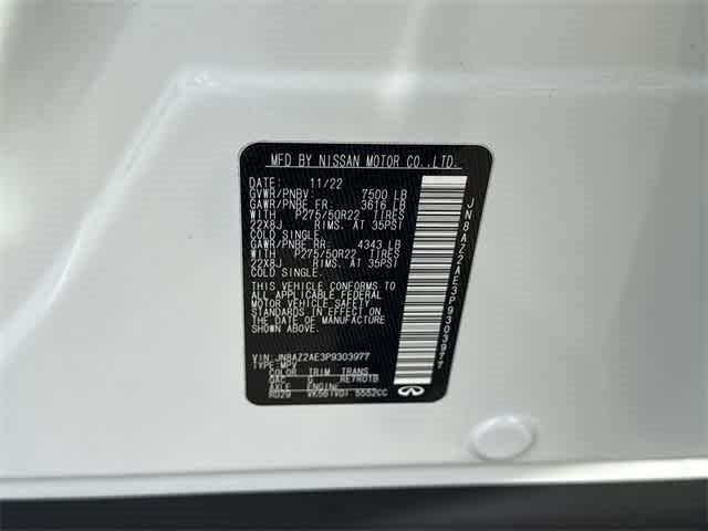 2023 INFINITI QX80 PREMIUM SELECT