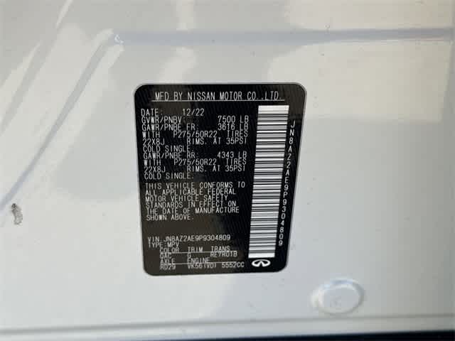 2023 INFINITI QX80 PREMIUM SELECT