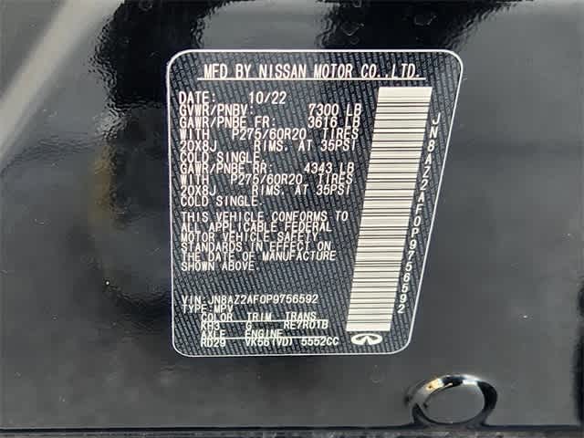 2023 INFINITI QX80 LUXE