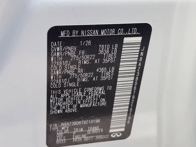 2026 INFINITI QX80 LUXE