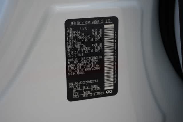 2026 INFINITI QX80 AUTOGRAPH