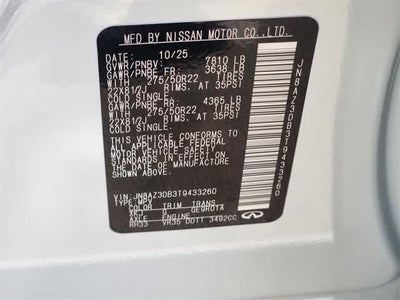 2026 INFINITI QX80 SPORT