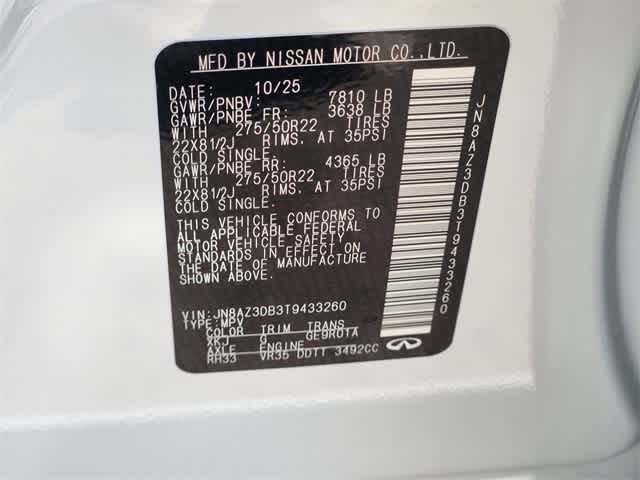 2026 INFINITI QX80 SPORT