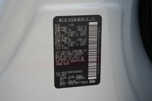 2026 INFINITI QX80 SPORT