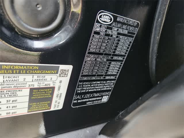 2021 Land Rover Range Rover Velar S