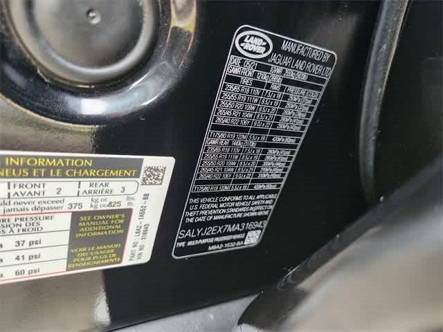 2021 Land Rover Range Rover Velar S