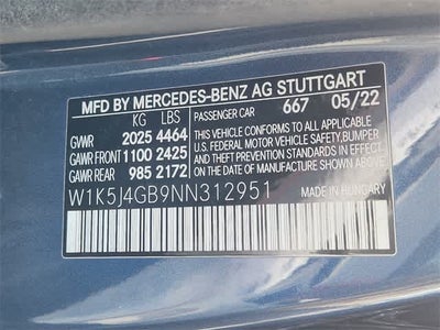 2022 Mercedes-Benz CLA CLA 250