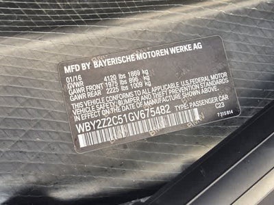 2016 BMW i8 2dr Cpe