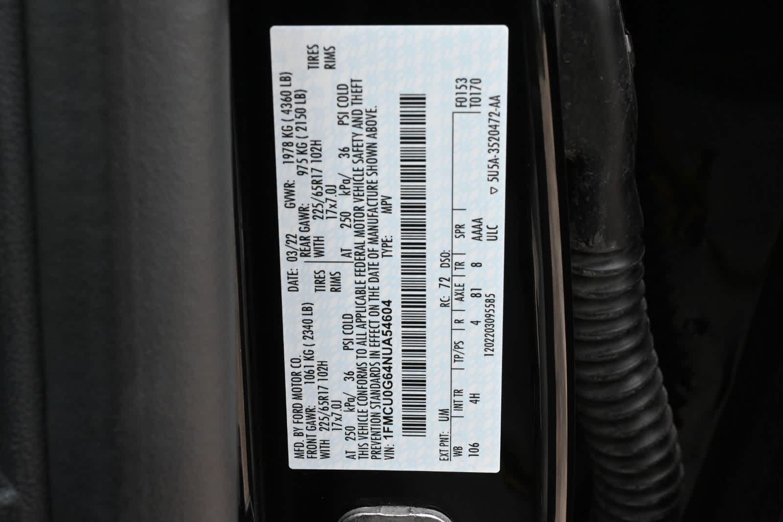 2022 Ford Escape SE