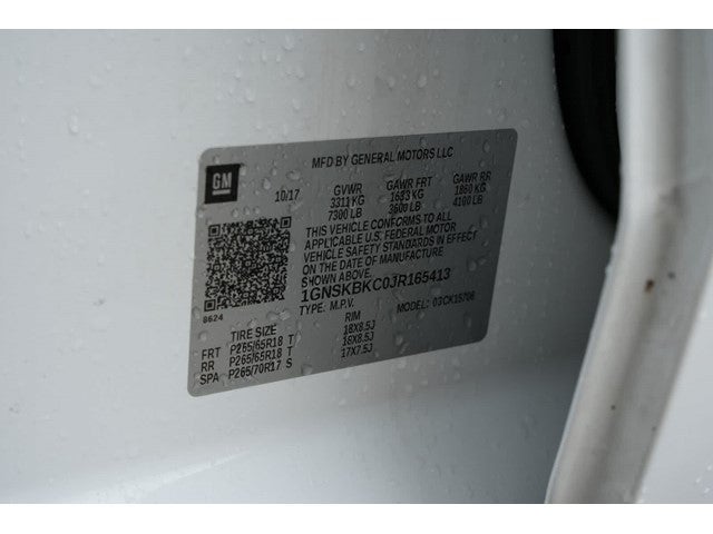 2018 Chevrolet Tahoe LT