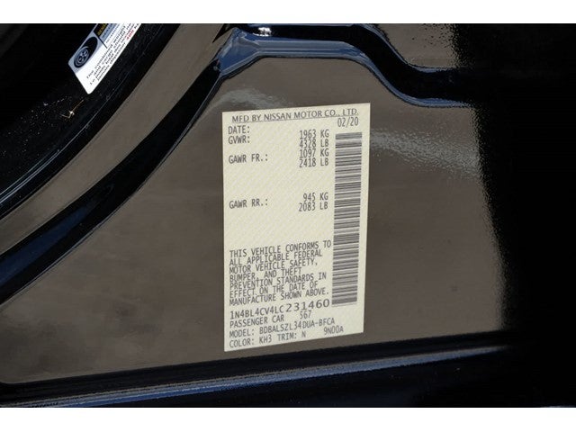 2020 Nissan Altima 2.5 SR