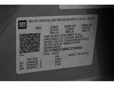 2021 GMC Sierra 1500 AT4