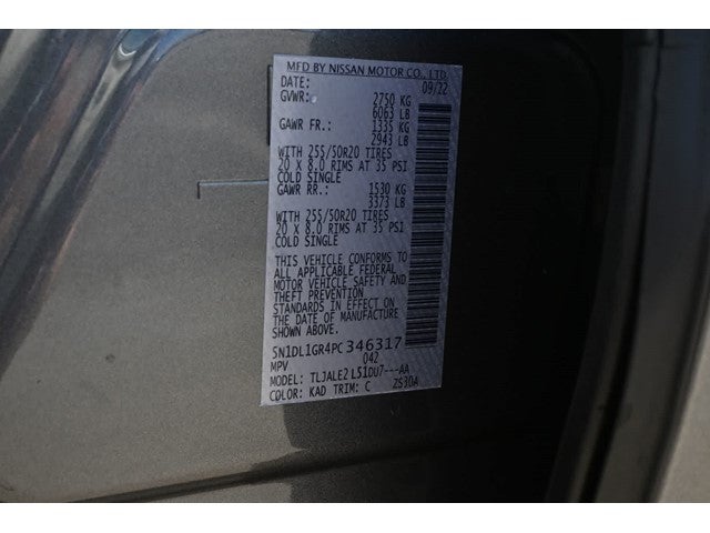2023 INFINITI QX60 SENSORY