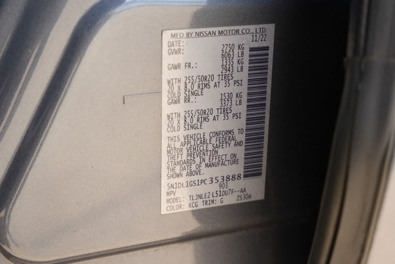 2023 INFINITI QX60 SENSORY