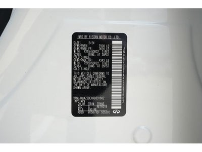 2024 INFINITI QX80 SENSORY