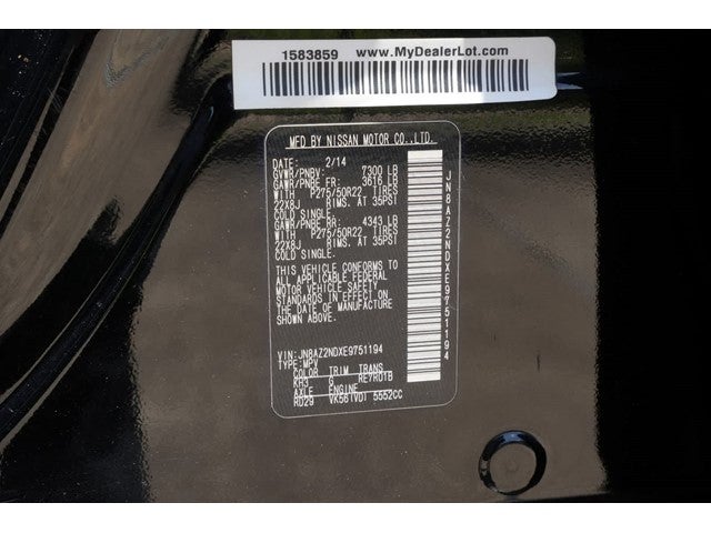 2014 INFINITI QX80 2WD 4dr