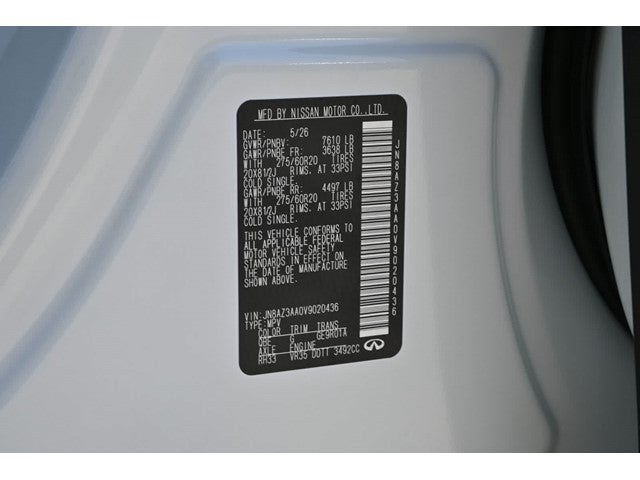 2027 INFINITI QX80 PURE