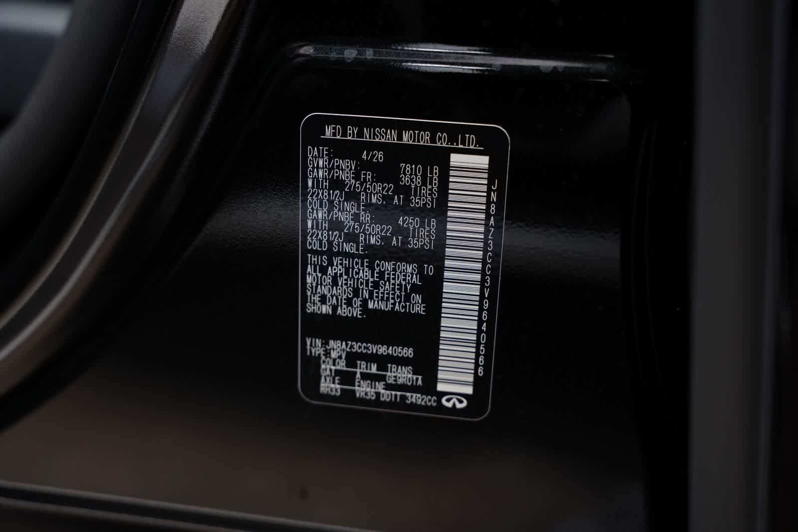 2027 INFINITI QX80 AUTOGRAPH