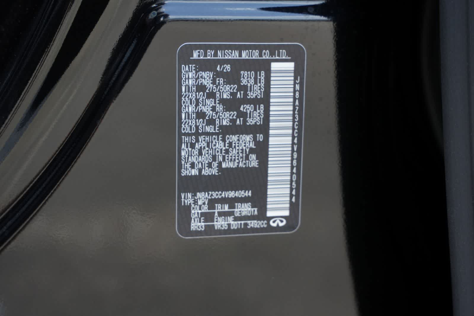 2027 INFINITI QX80 AUTOGRAPH