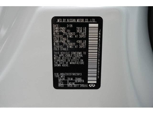 2026 INFINITI QX80 AUTOGRAPH