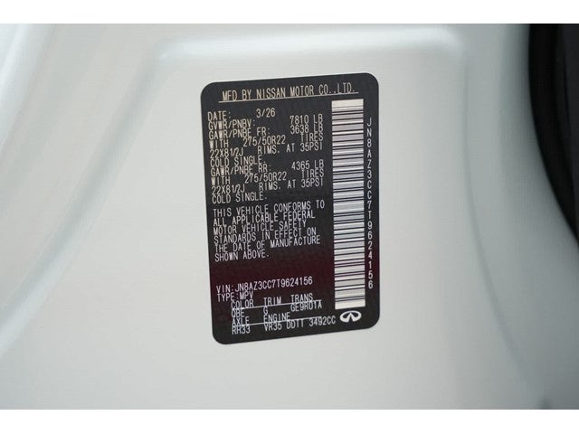 2026 INFINITI QX80 AUTOGRAPH