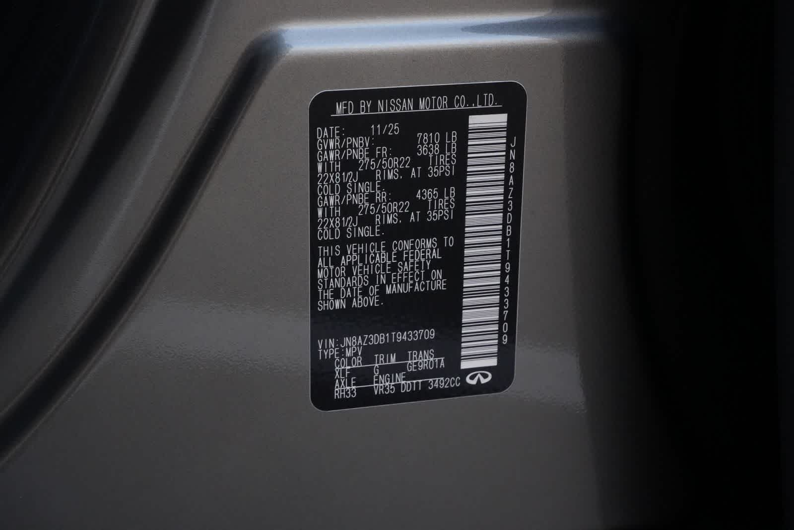2026 INFINITI QX80 SPORT