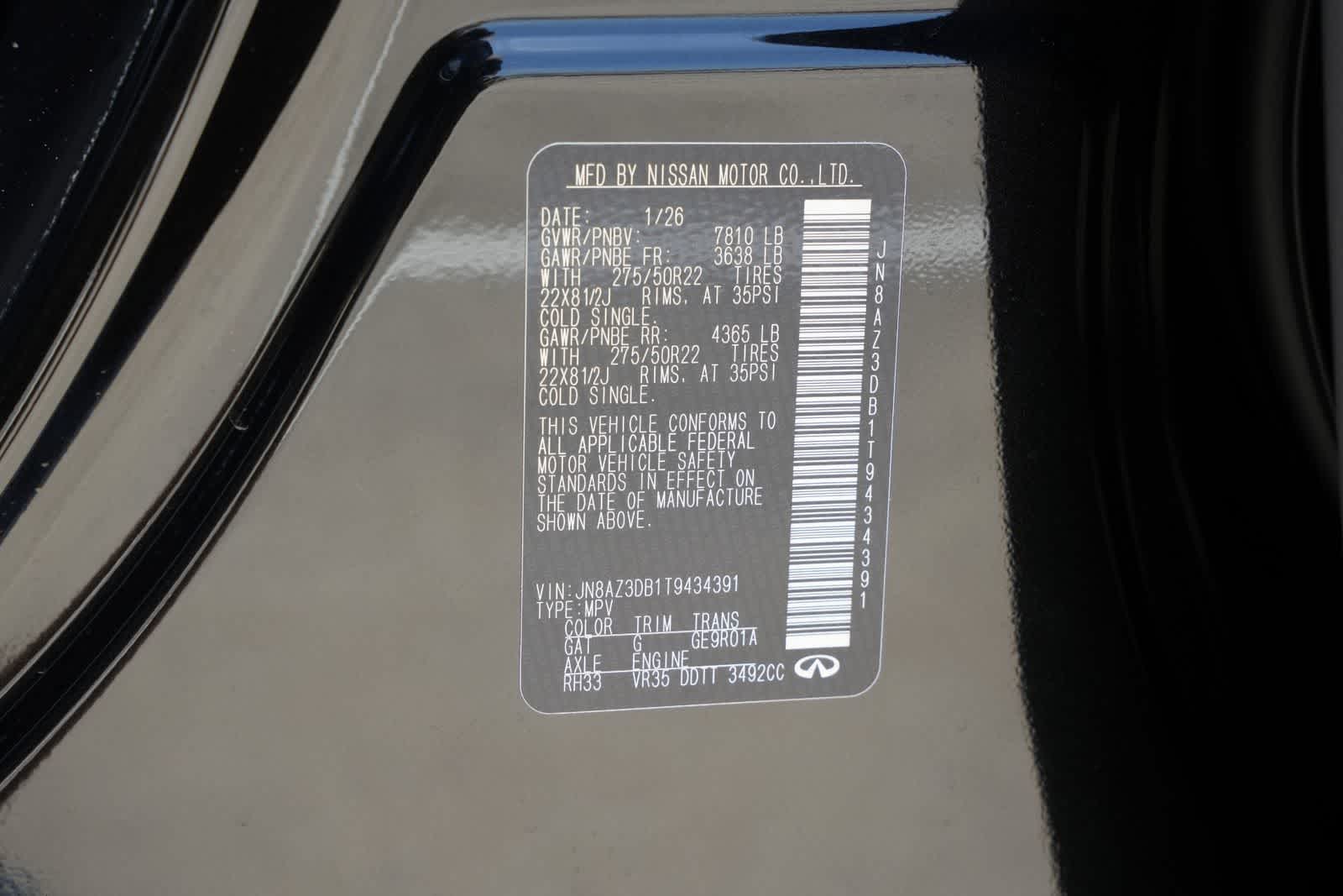 2026 INFINITI QX80 SPORT