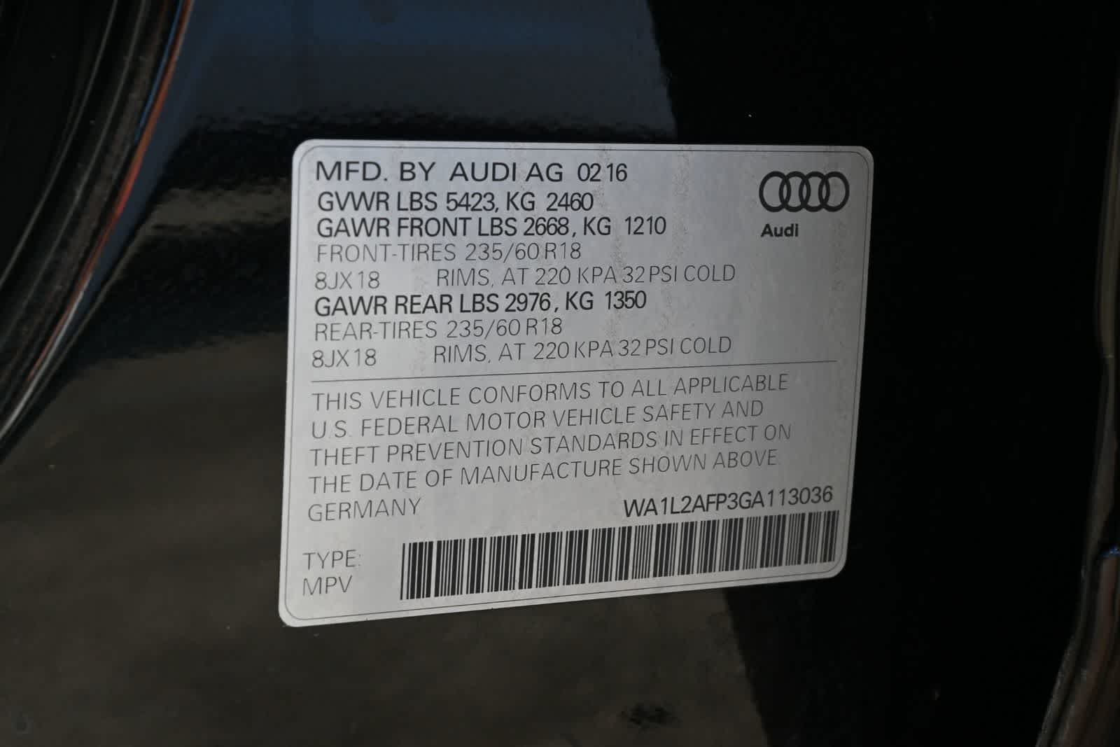 2016 Audi Q5 Premium Plus